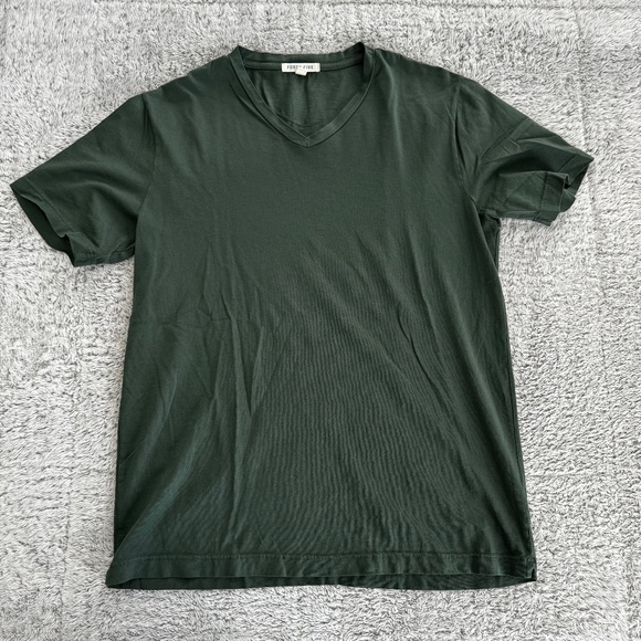 NWOTForty Five Supima V-Neck Mens Medium In Evergreen - Picture 1 of 2